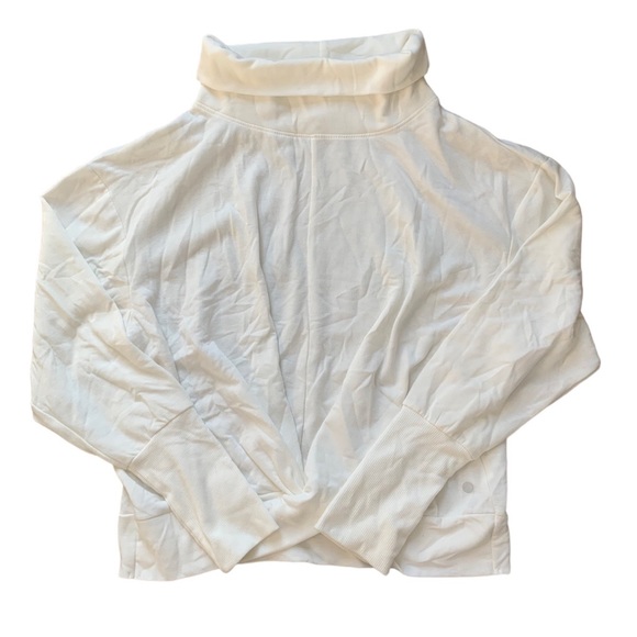 Apana White Turtleneck Sweater L - Picture 1 of 6